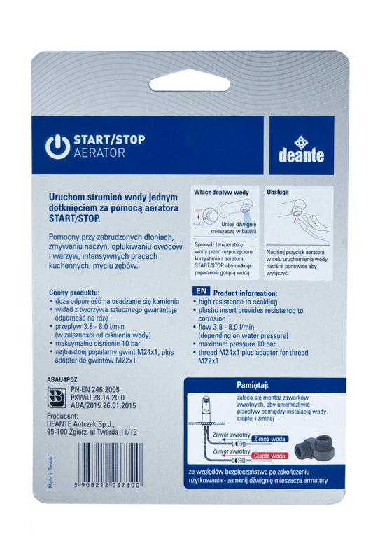 Deante Aerator start/stop - ABAU4PDZ