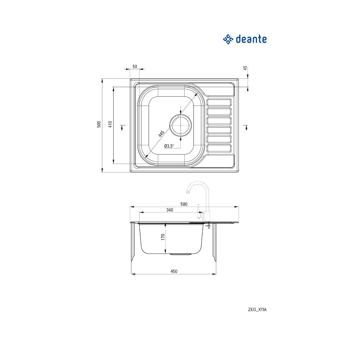 Deante Soul 58/IX/0 - ZEO 011A