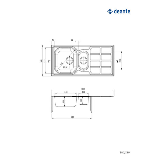 Deante Soul Decor 100/IX/2/0 - ZEO 351A