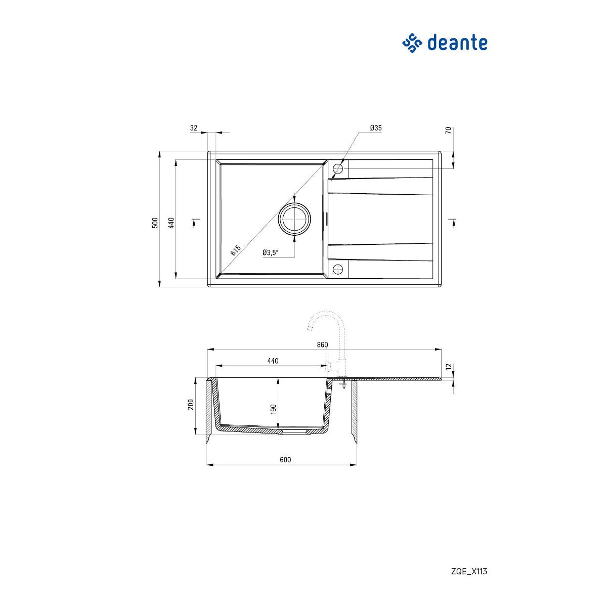 Deante Eridan 86/WH/0 - ZQE A113