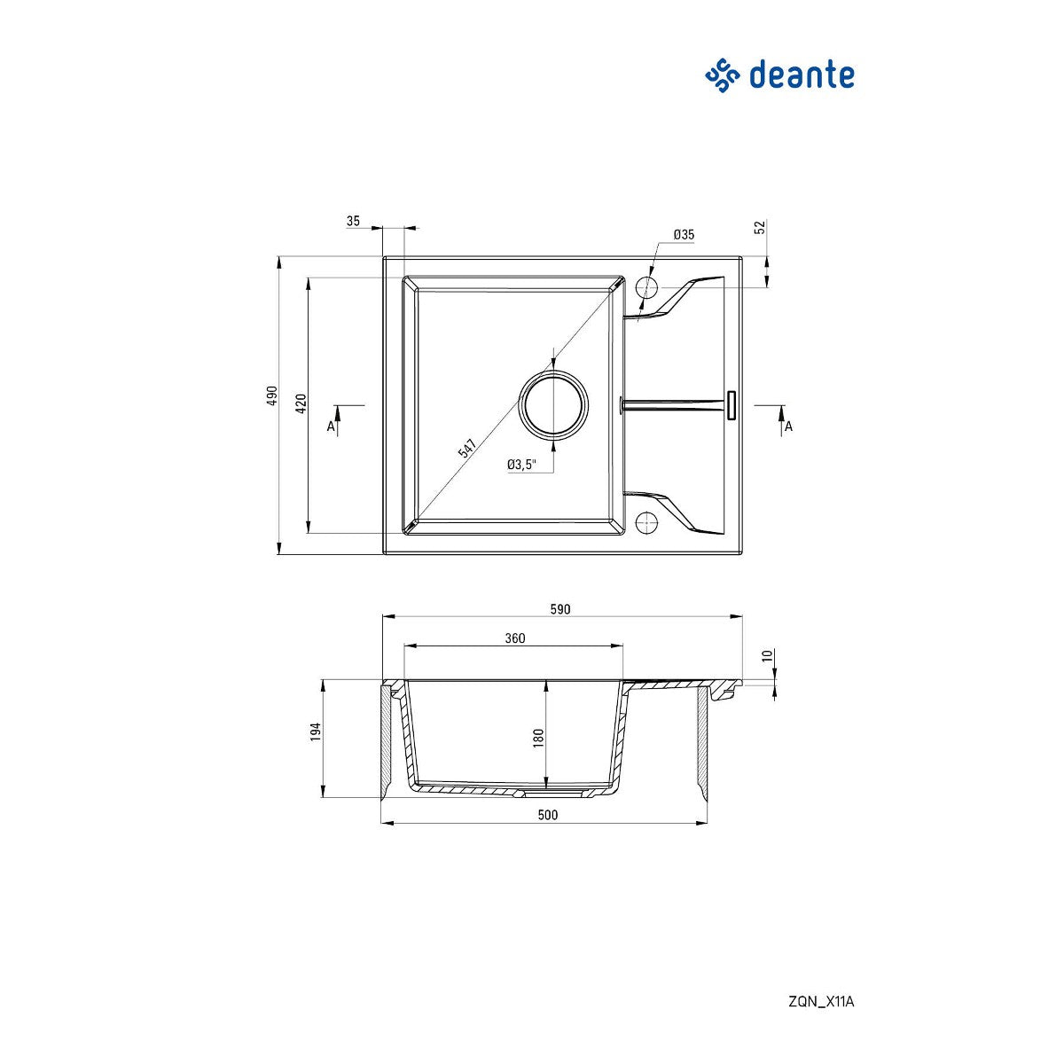 Deante Andante- ZQN A11A