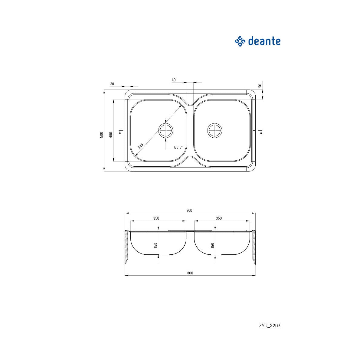 Deante Soul 80/IX/2 - ZYU 0203
