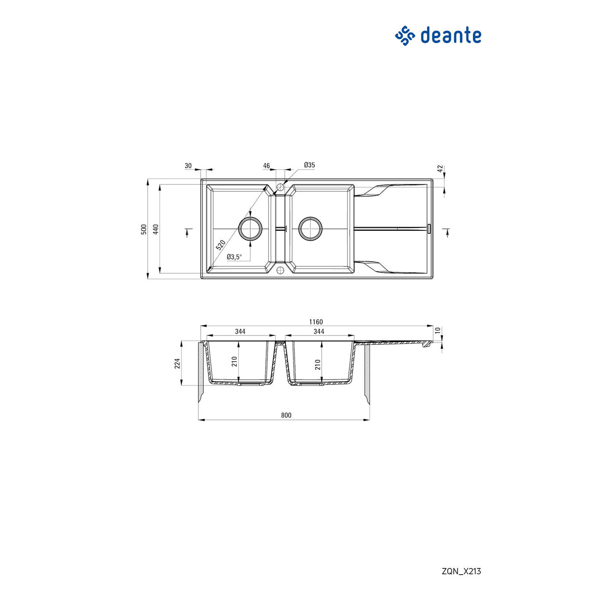 Deante Andante ZQN 2213