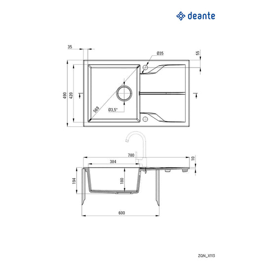 Deante Andante ZQN N113
