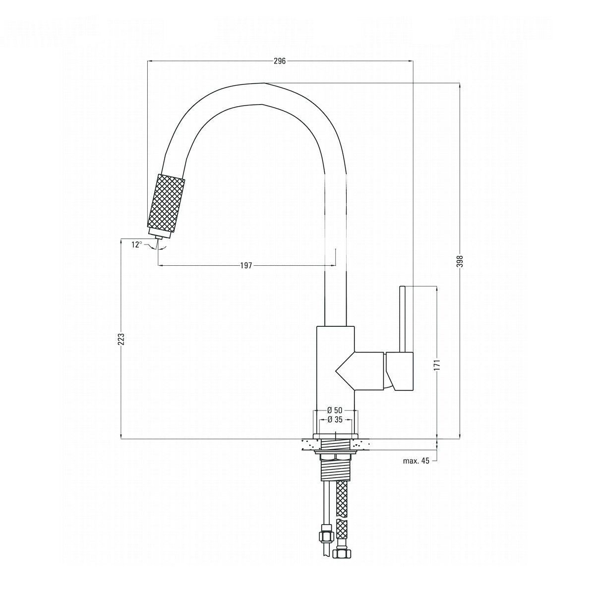 Deante Aster BCA B64M