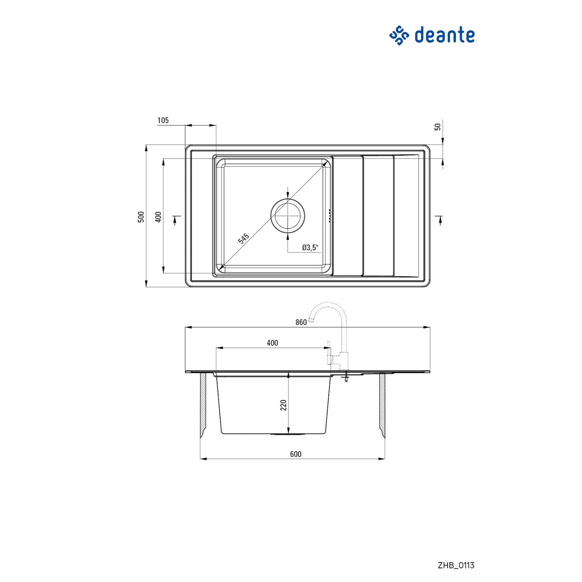 Deante Bolero ZHB 0113