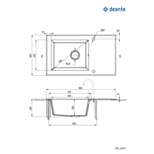 Deante Capella ZSC AW2C