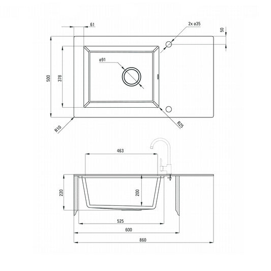 Deante Capella ZSC SA2C