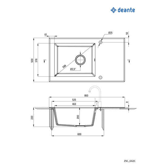 Deante Capella ZSC GX2C