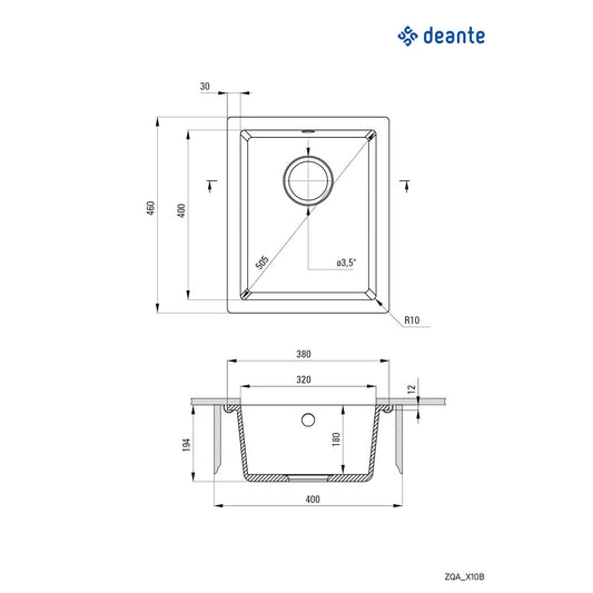 Deante Corda ZQA T10B