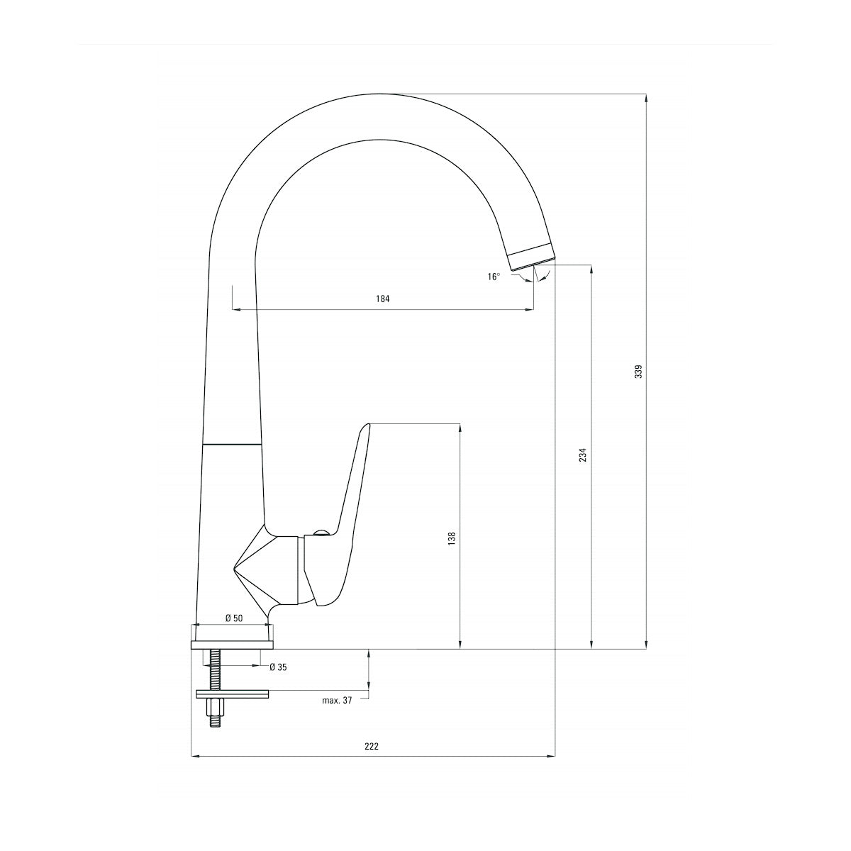 Deante Coriander BCN 062M