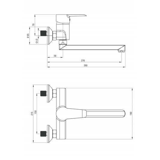 Deante Corio BFCE 080M