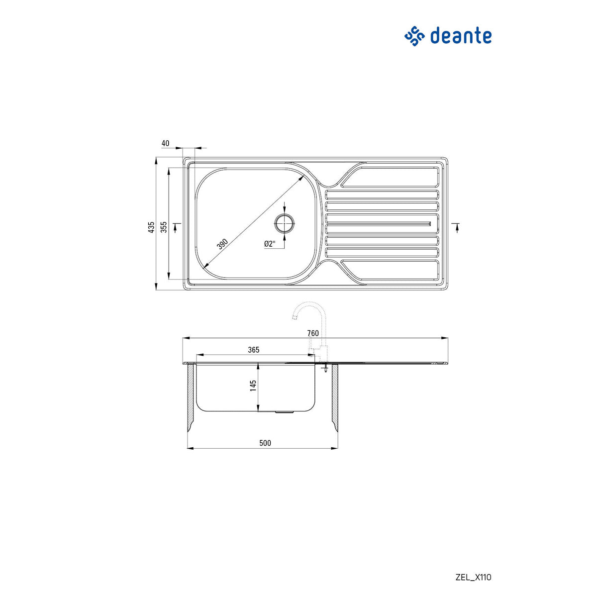 Deante Legato Decor ZEL 3110