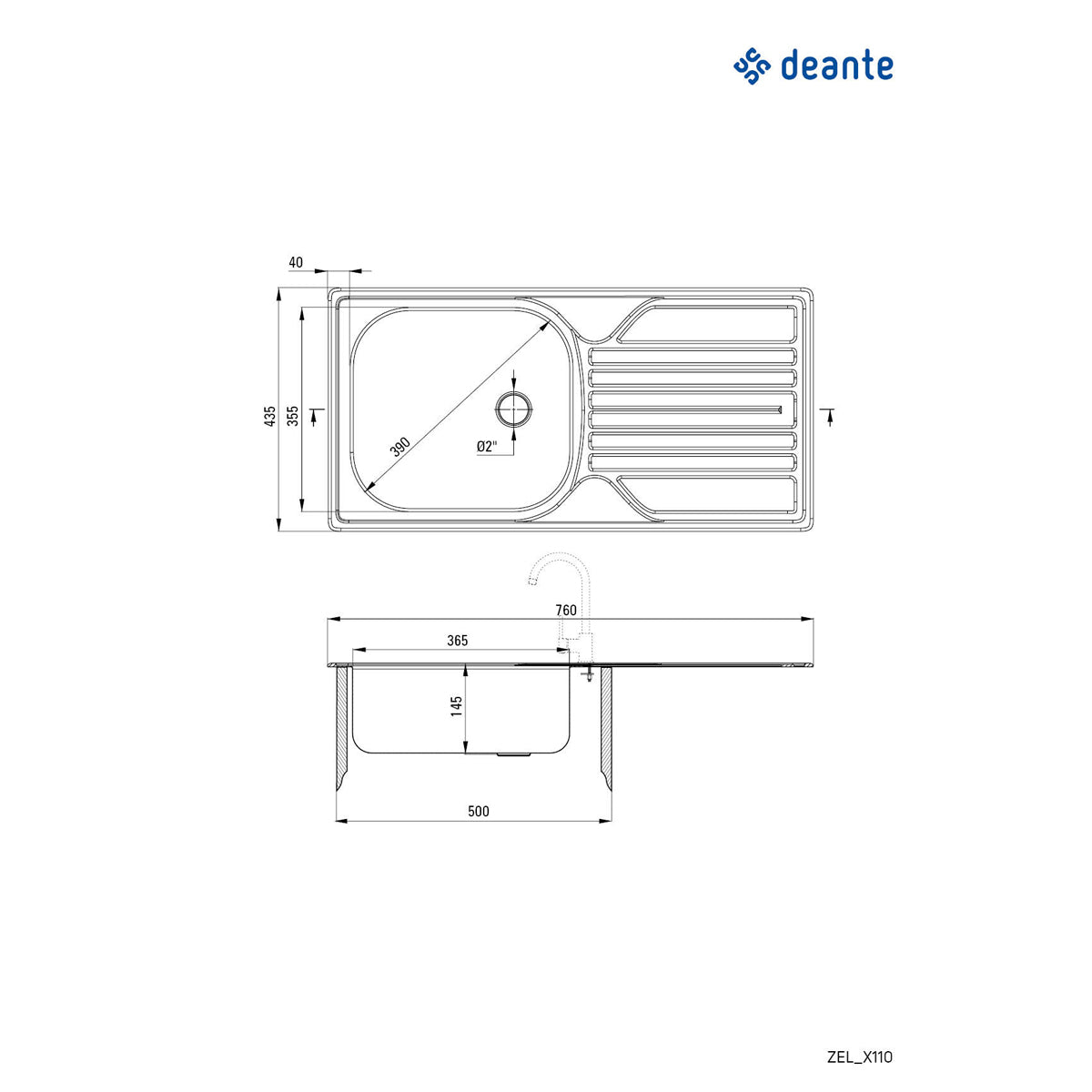Deante Legato Saten ZEL 0110
