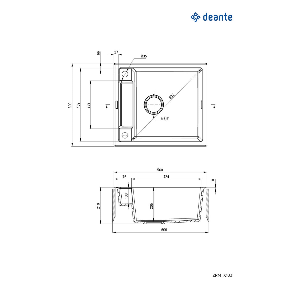 Deante Magnetic ZRM N103