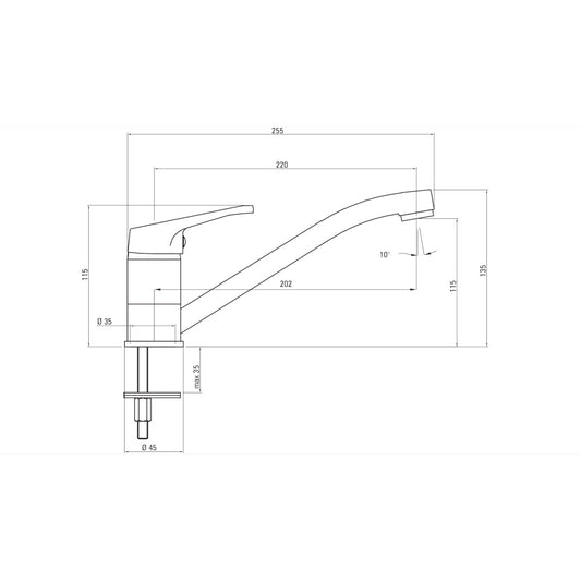 Deante Nemesia BEN 260M