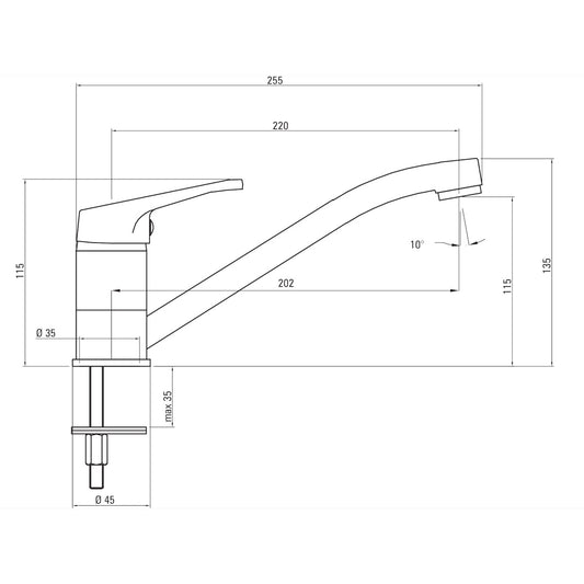 Deante Nemesia BEN 760M