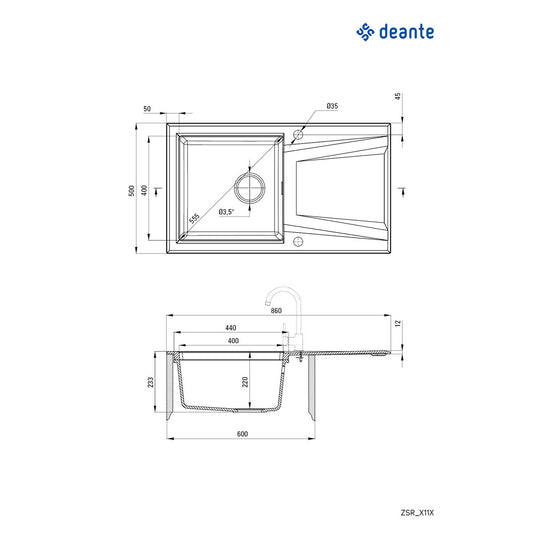Deante Prime ZSR G11T