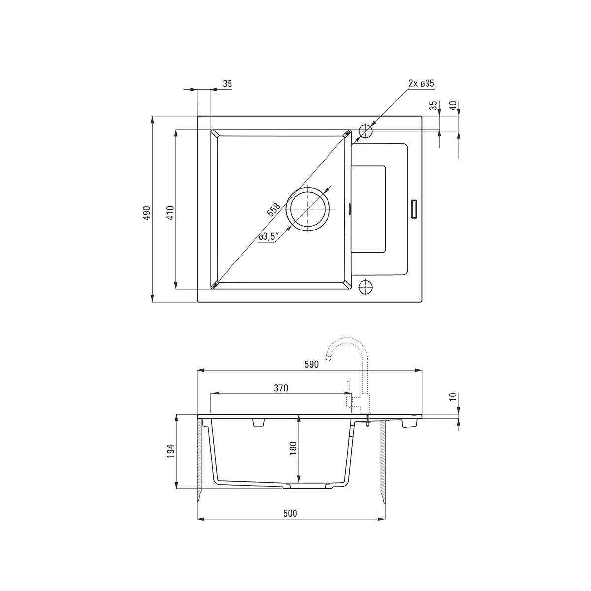 Deante Rapido ZQK N11A