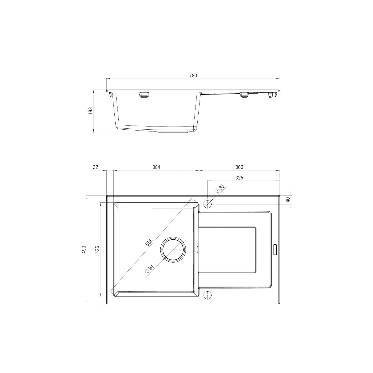 Deante Rapido komplet ZQKA7113