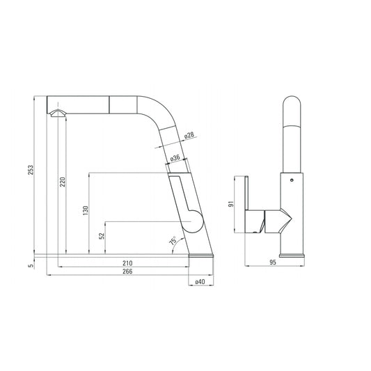 Deante Silia BQS 073M