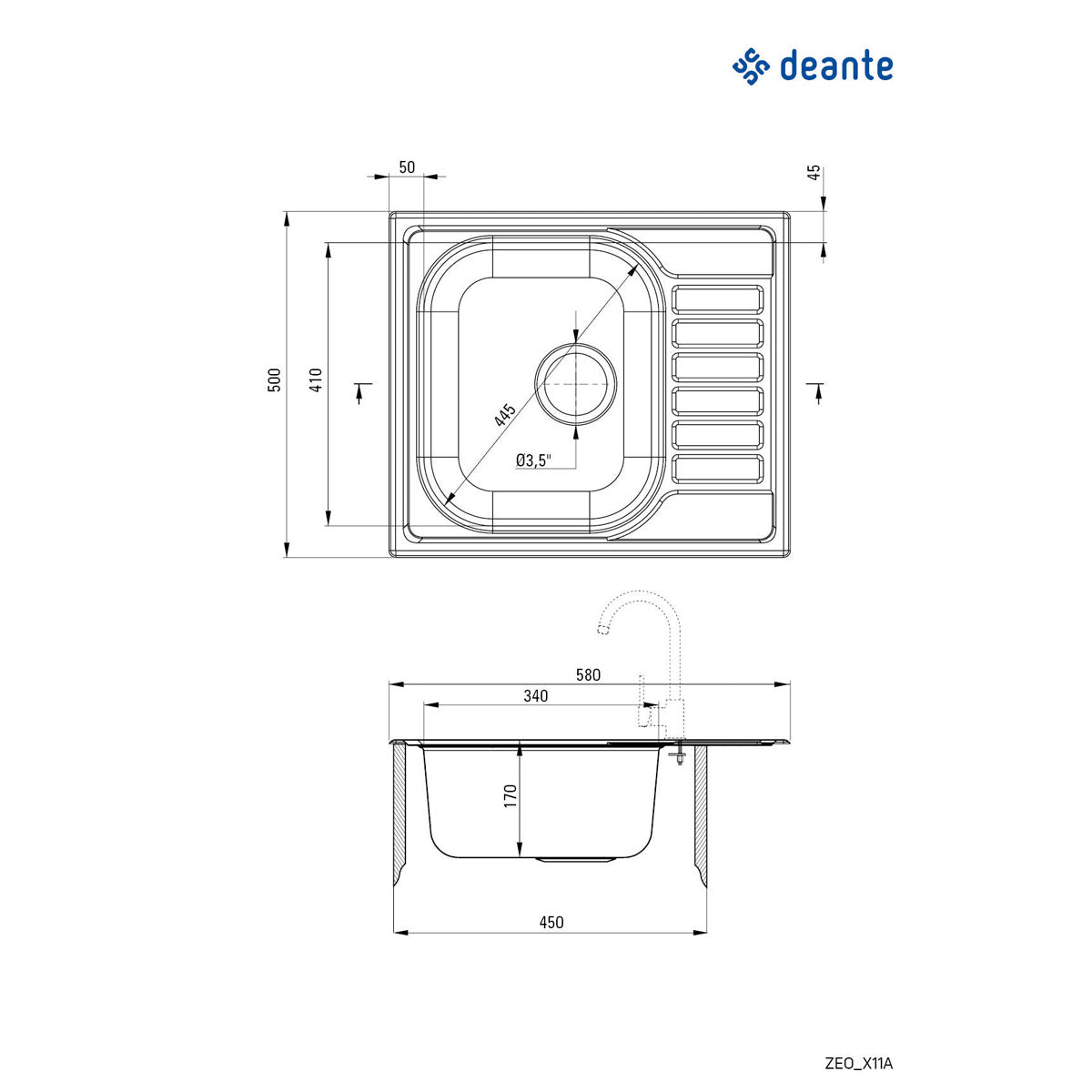 Deante Soul komplet ZEOA011A