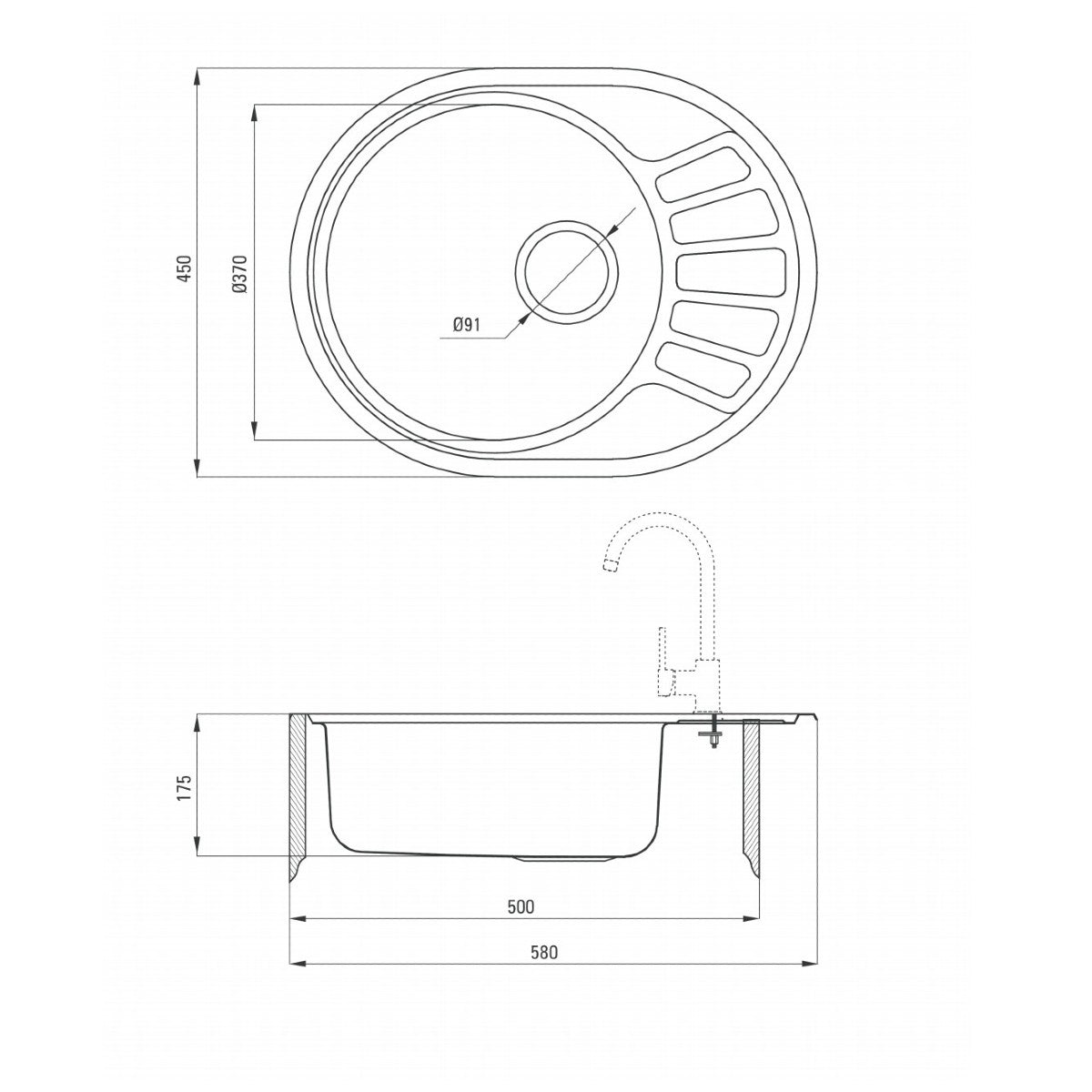 Deante Stock komplet ZSTA011C