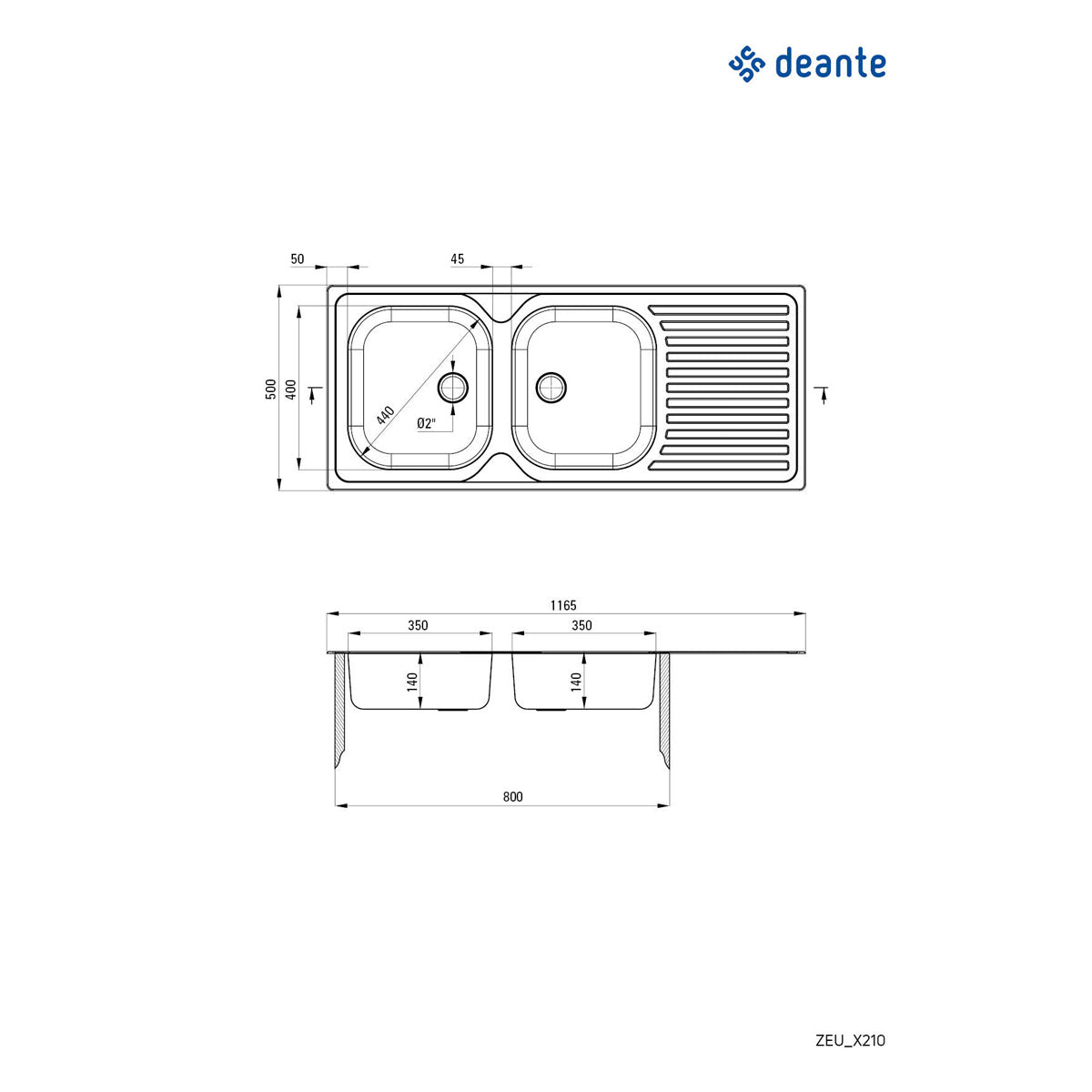 Deante Techno ZEU 3210