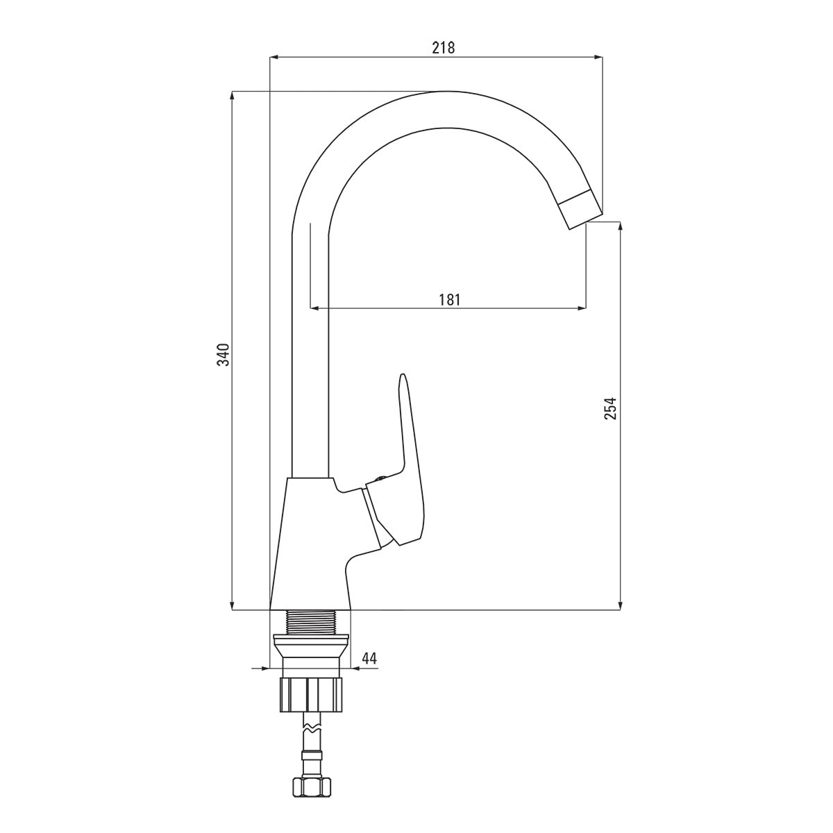 Deante Virgo komplet ZPVA0113