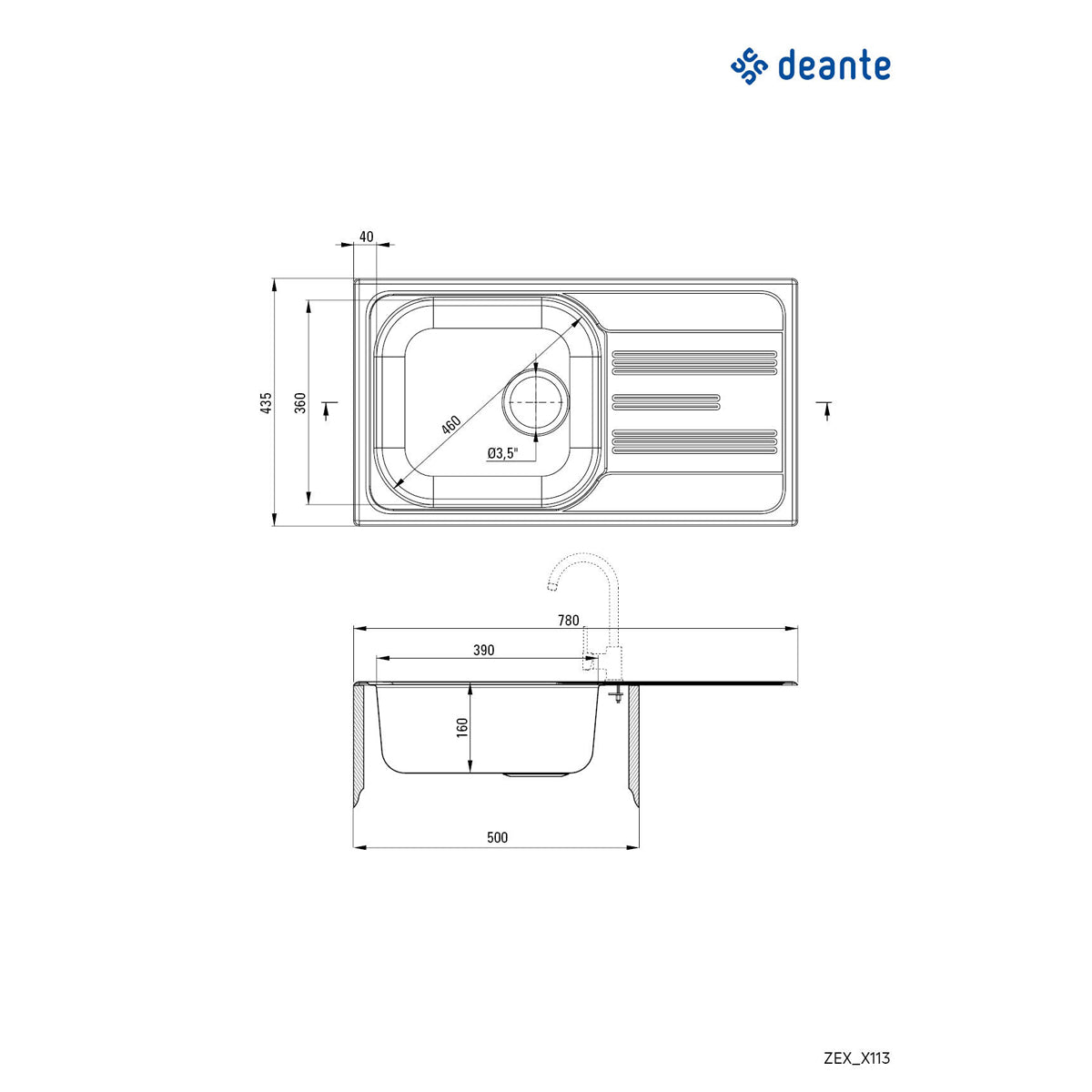 Deante Xylo ZEX 3113