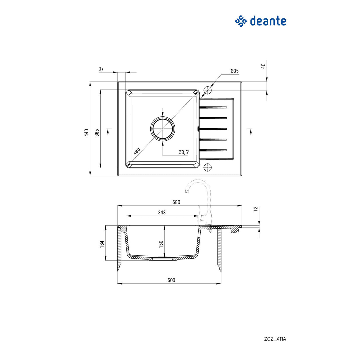 Deante Zorba ZQZ G11A