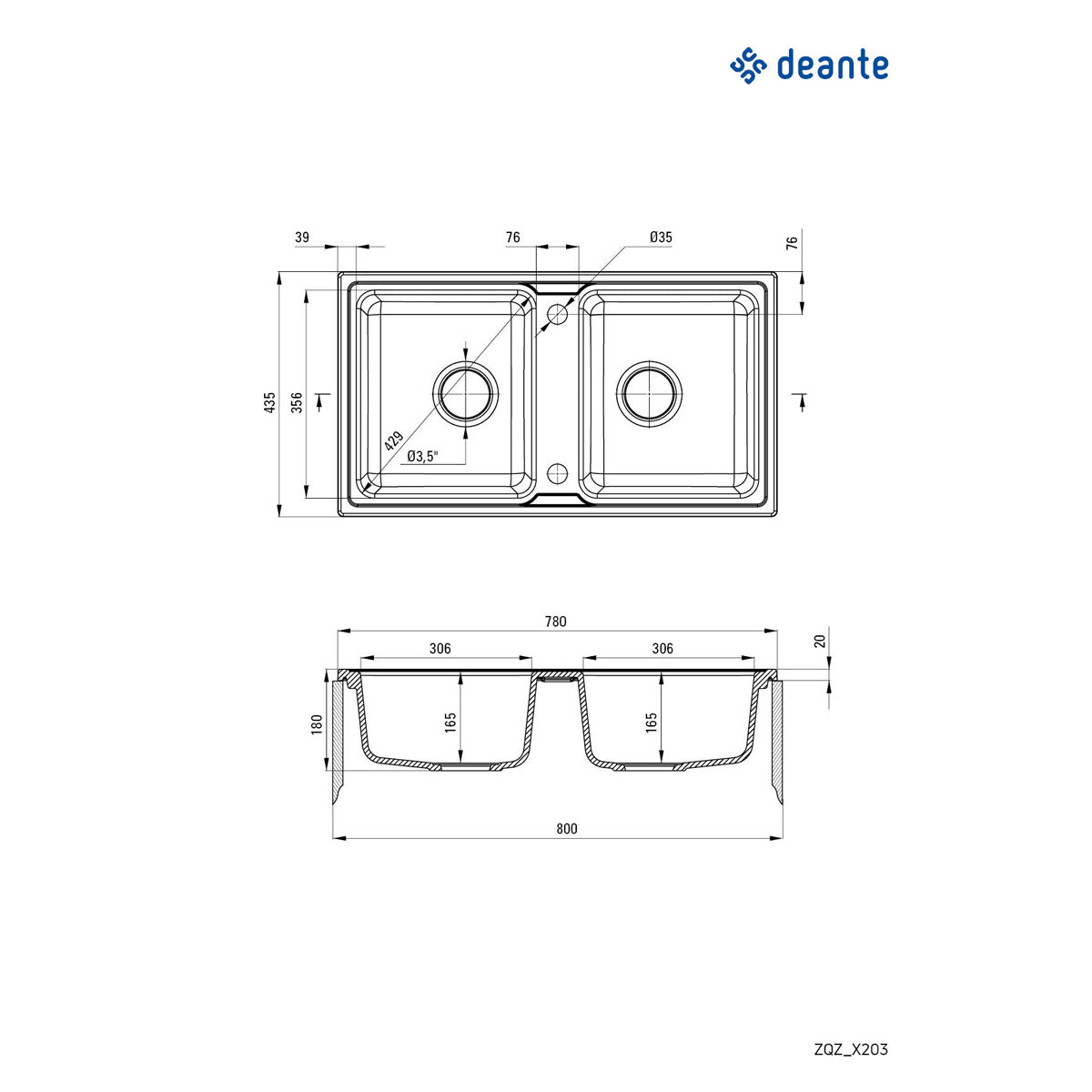 Deante Zorba ZQZ T203