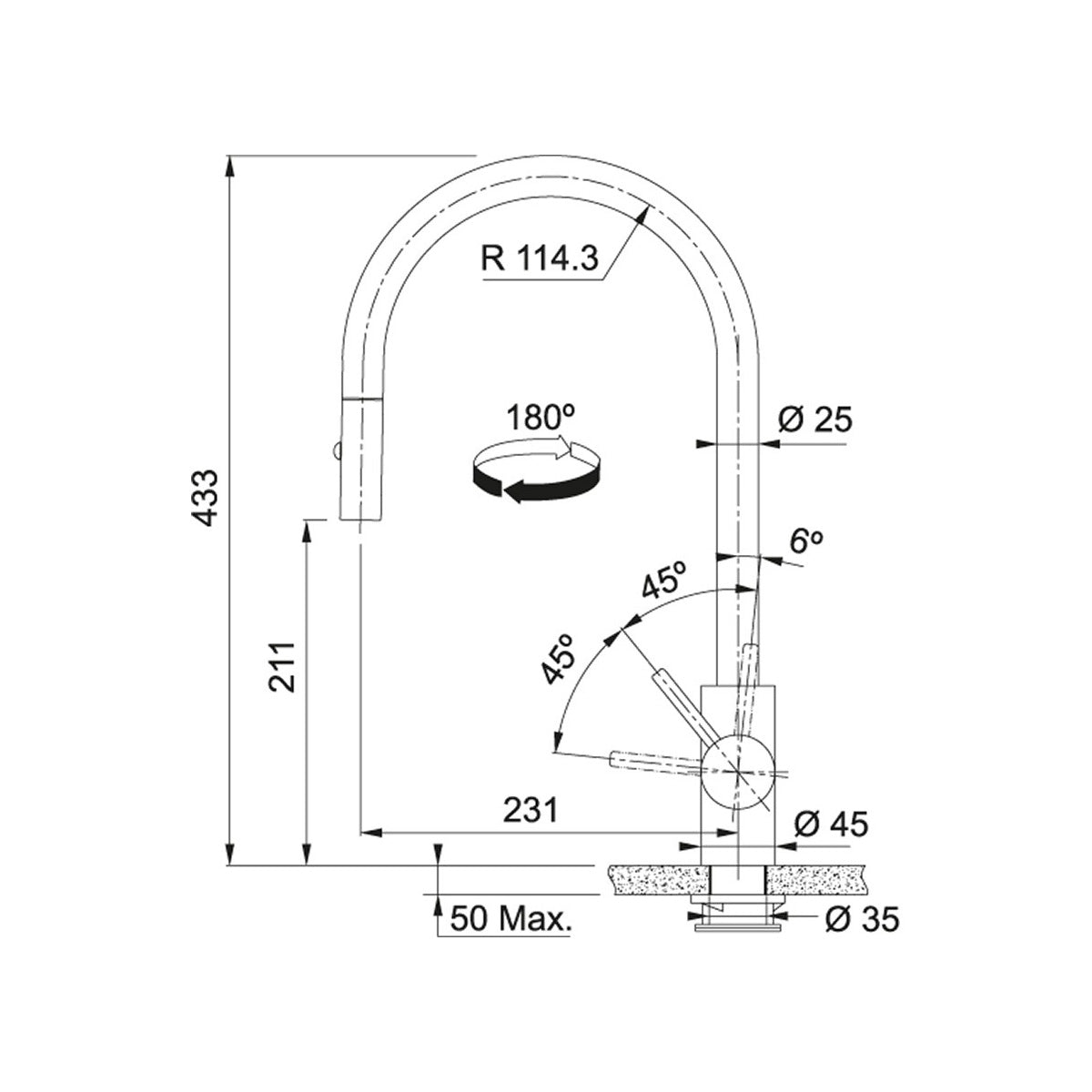 Franke Eos Neo Doccia