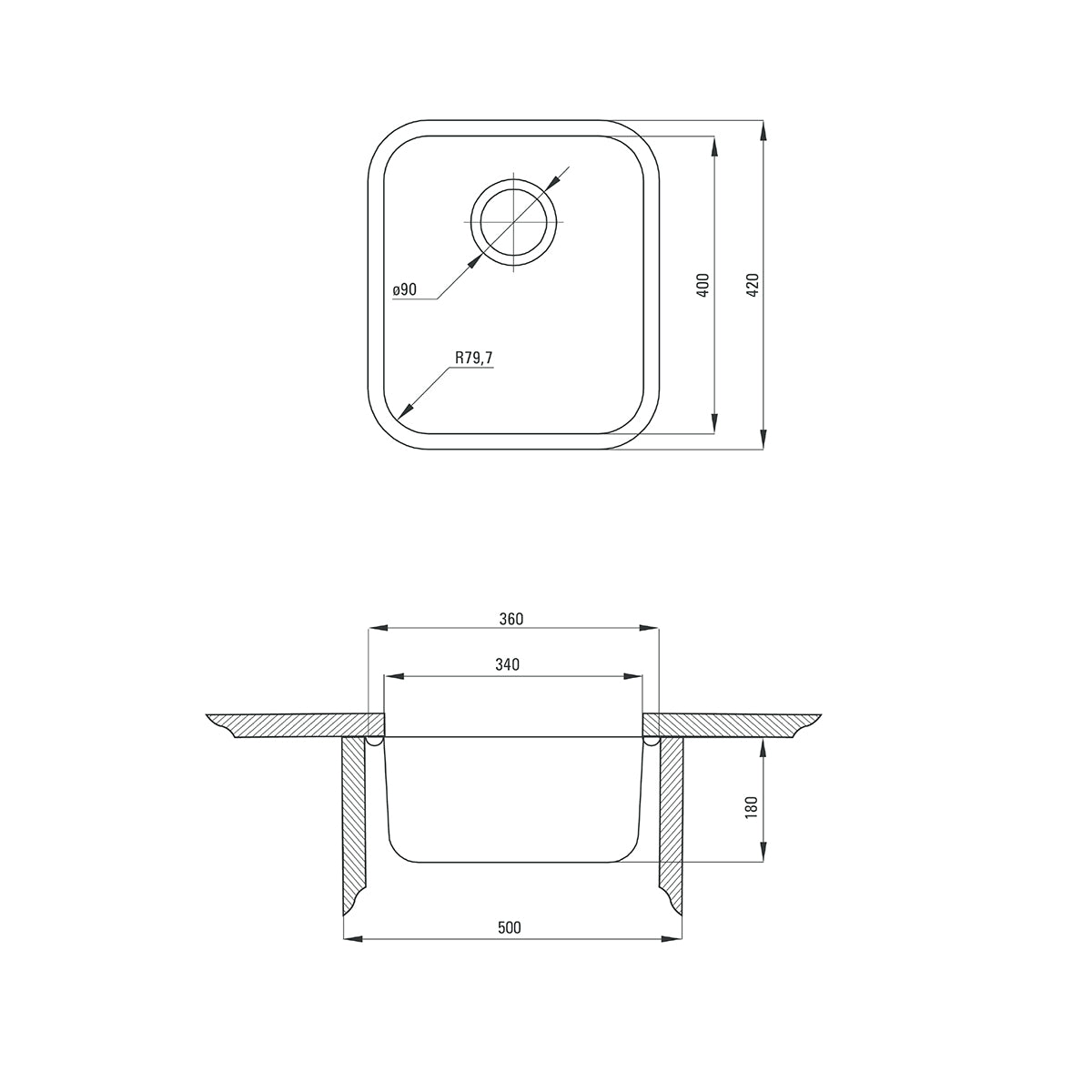 Deante Arabeska 42/IX - ZAA 010B