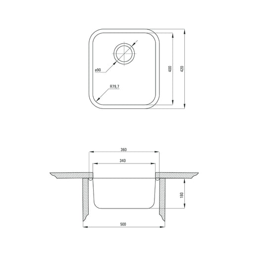Deante Arabeska 42/IX - ZAA 010B
