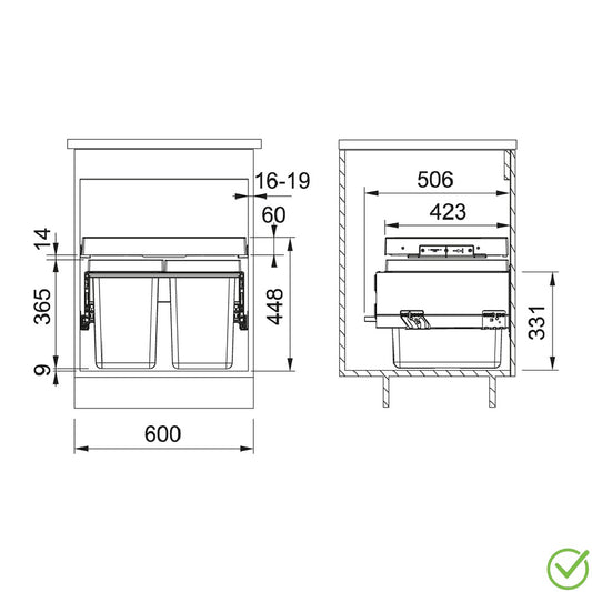 Franke Sorter FX 60-26-26
