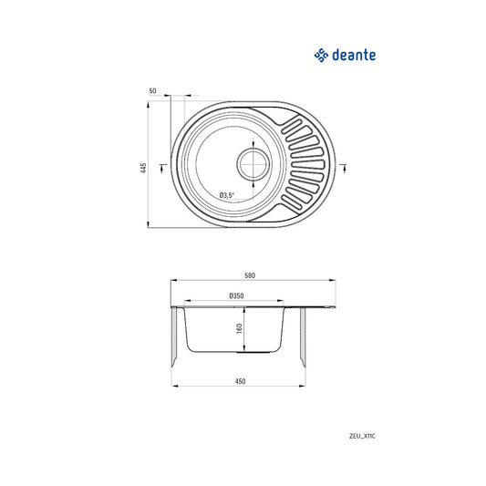 Deante Twist 58/IX/0 - ZEU 011C