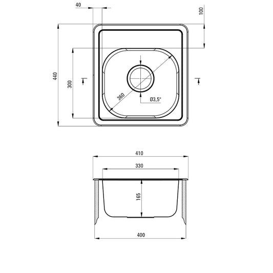 Deante Mercato 41/IX - ZHM 0100