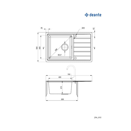 Deante Avior 78/IX/0 - ZPA 0113