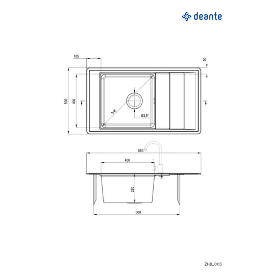 Deante Bolero ZHB 0113