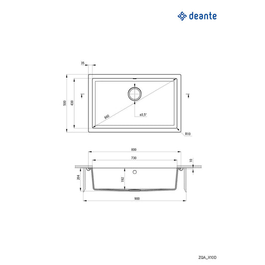 Deante Corda ZQA T10D