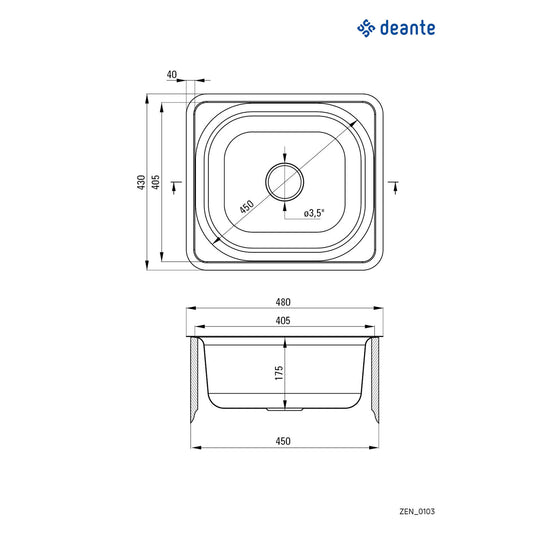 Deante Doppio ZEN 0103