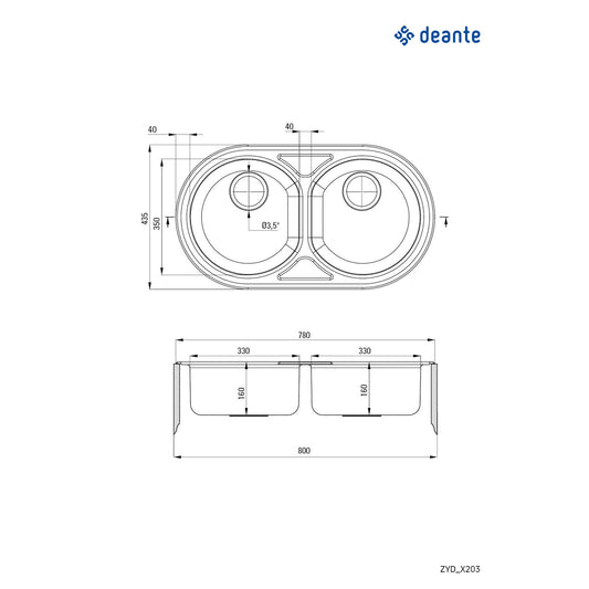 Deante Duet ZYD 3203