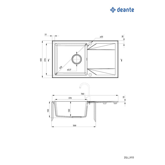 Deante Evora ZQJ T113