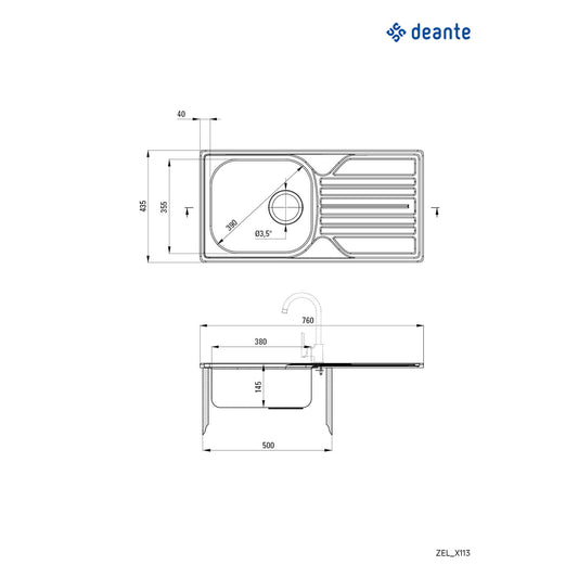 Deante Legato Saten ZEL 0113