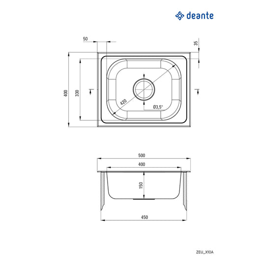 Deante Techno ZEU 010A