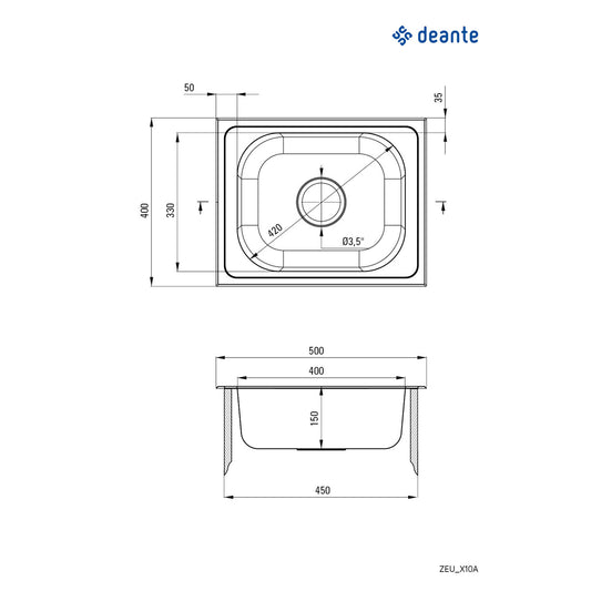 Deante Techno ZEU 310A