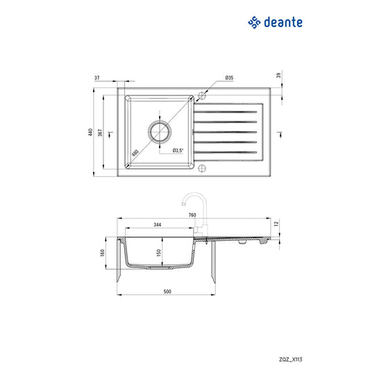 Deante Zorba ZQZ 5113