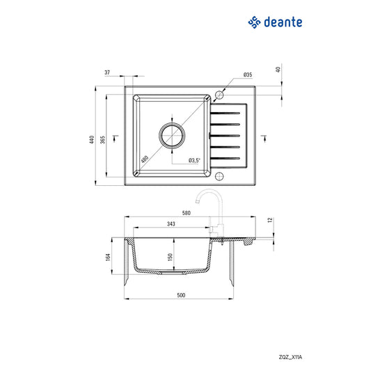 Deante Zorba ZQZ 511A