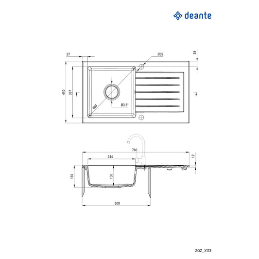 Deante Zorba ZQZ N113